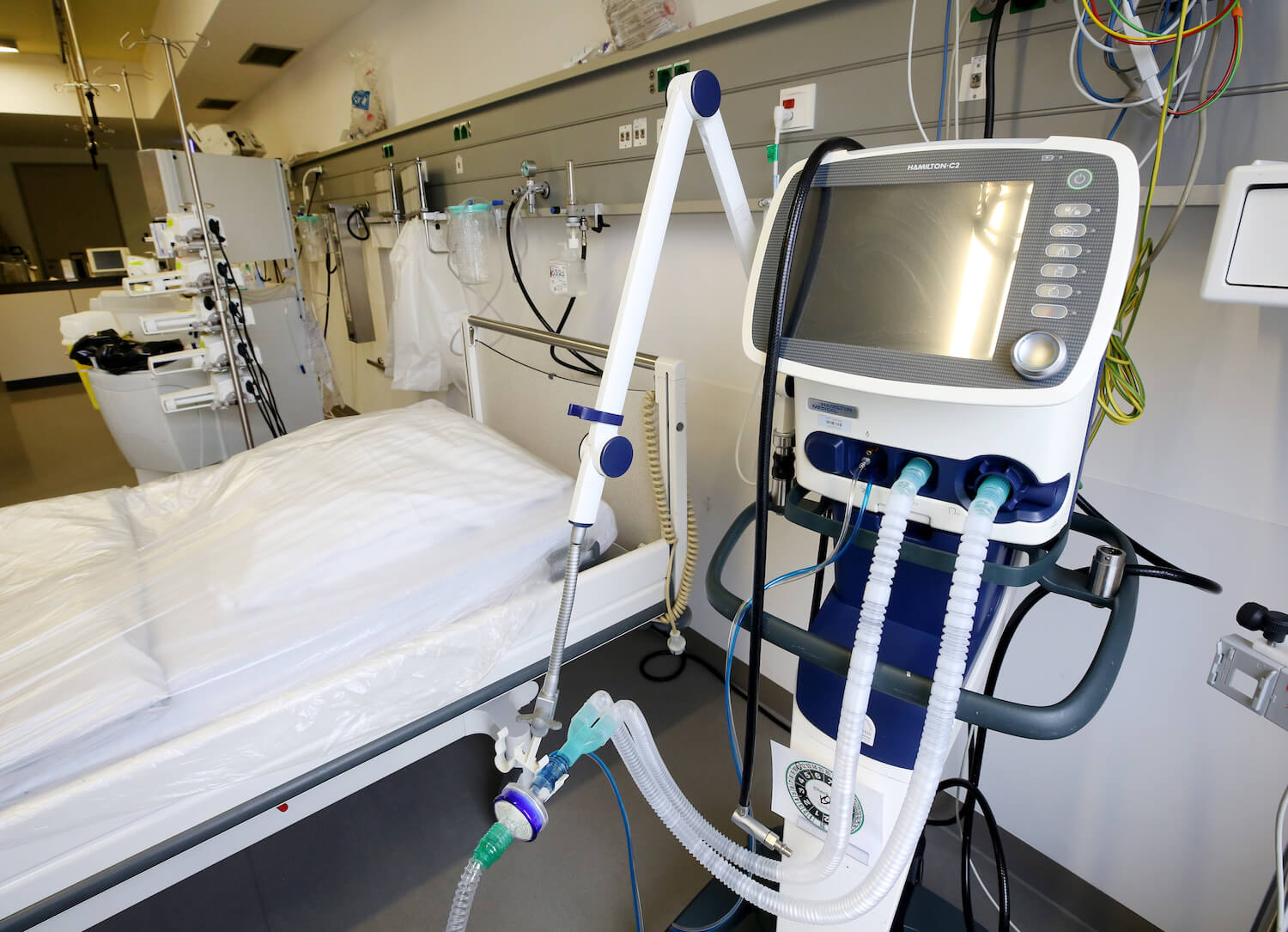 Beatmungsgerät im Krankenhaus