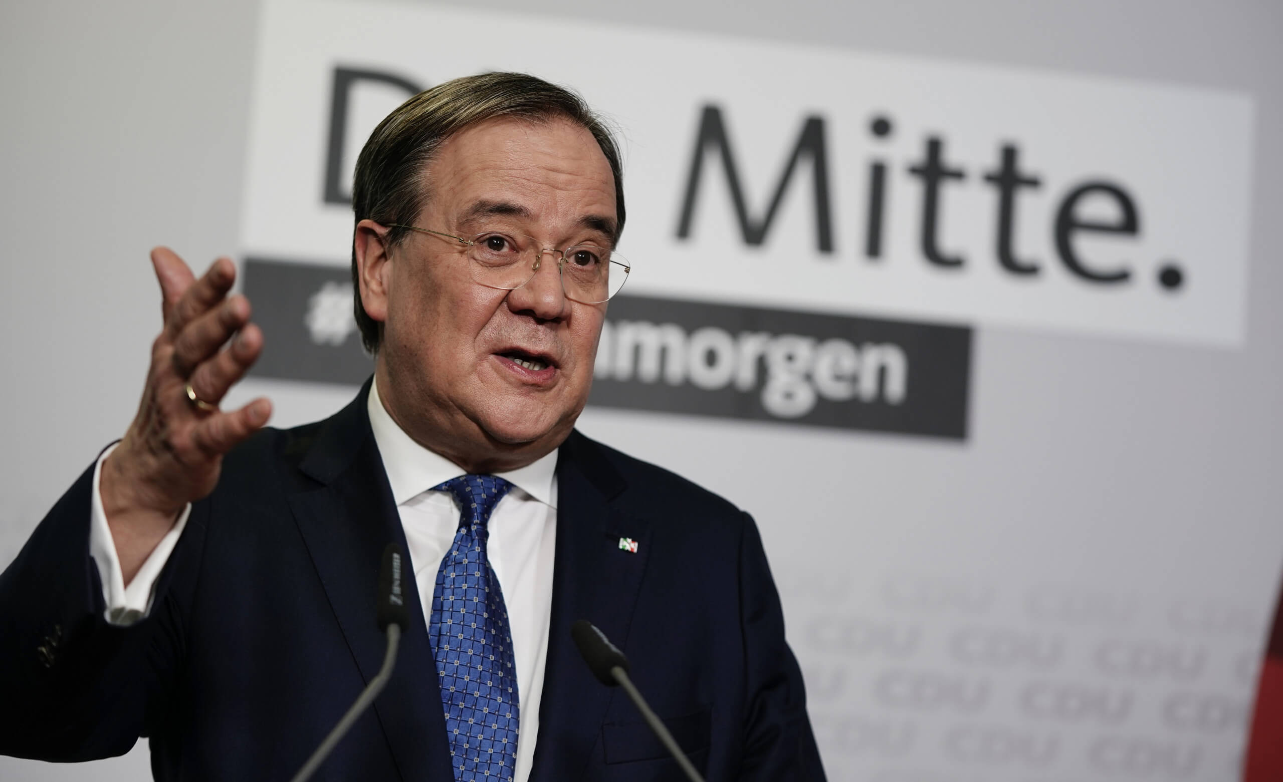 Ein Foto von Armin Laschet, der Vorsitzende der CDU.