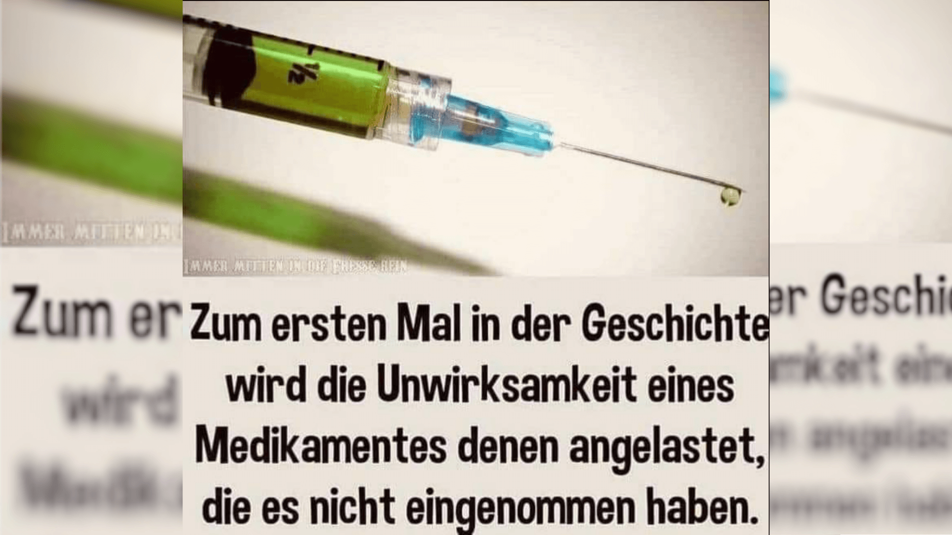 Die Behauptung, die Covid-19-Impfstoffe seien nicht wirksam, ist falsch (Quelle: Facebook/ Screenshot und Collage: CORRECTIV.Faktencheck)