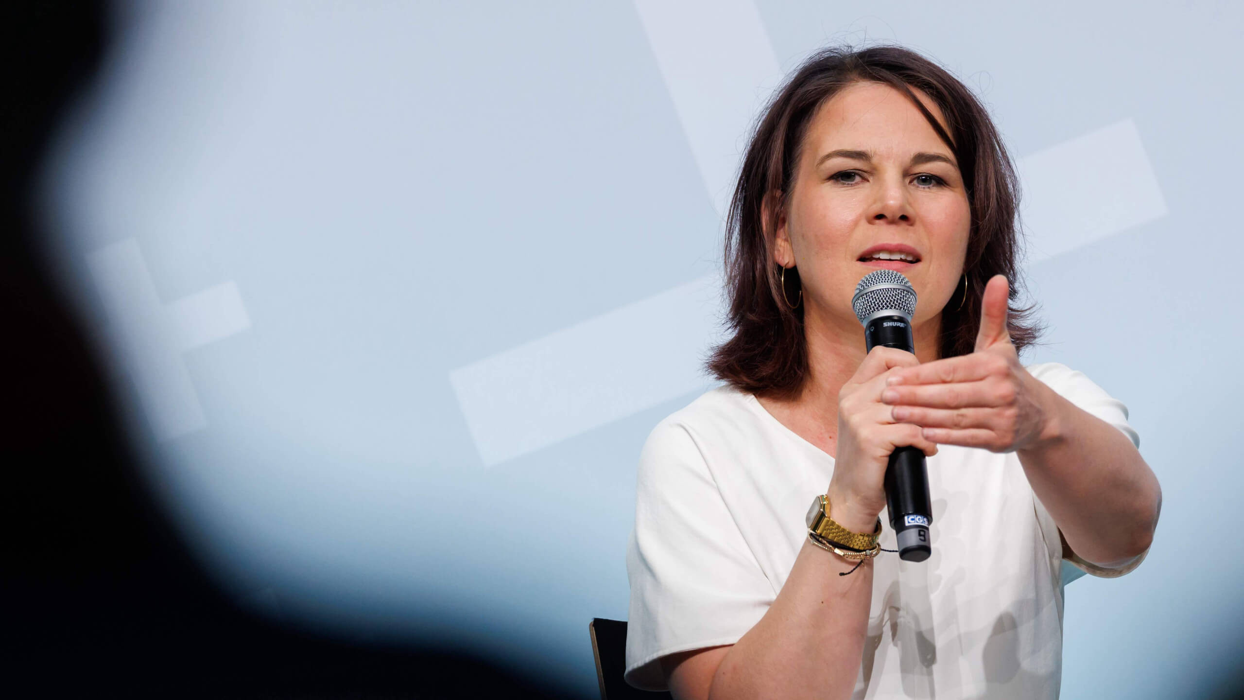 Annalena Baerbock beim Evangelischen Kirchentag in Nürnberg 2023.